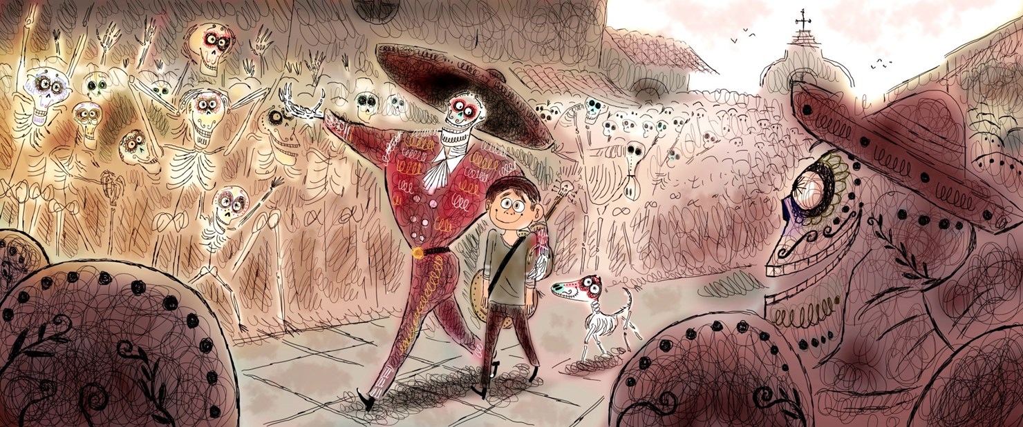 Fra udstillingen 'French Kiss' i 2019, som festivalen lånte af VAF i Viborg. Tegning af Louis Thomas.