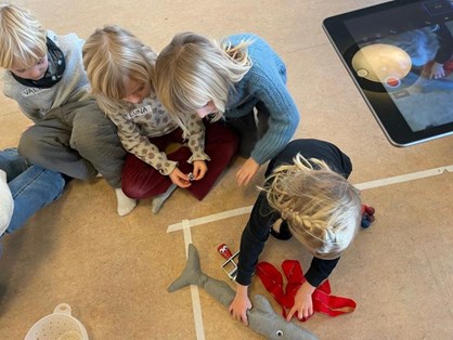 Workshop med stop motion på Svendborg Bibliotek.